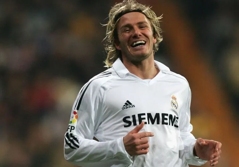 David Beckham thi đấu cho Real Madrid